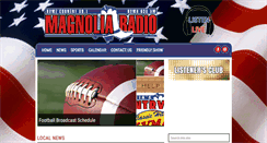 Desktop Screenshot of magnoliaradio.com